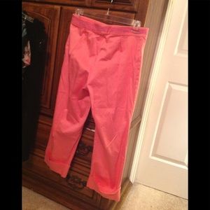 Coral Westbound Stretch Capri pants